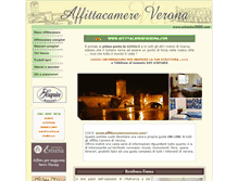 Tablet Screenshot of affittacamereverona.com